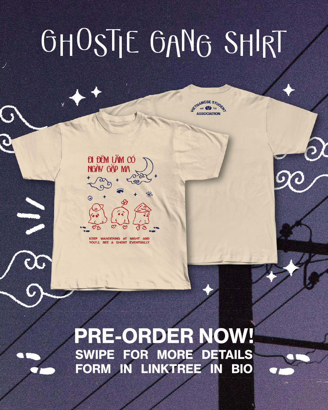 ghost shirt social graphic